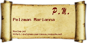 Pelzman Marianna névjegykártya