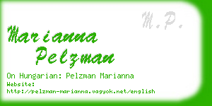 marianna pelzman business card